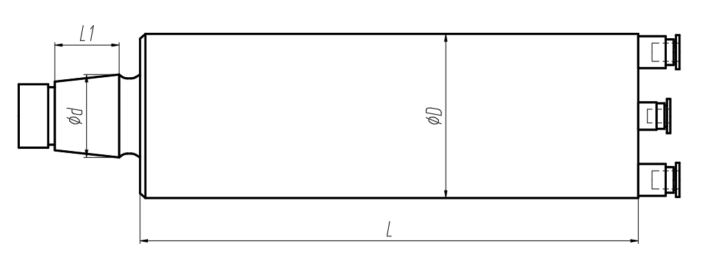 Electric spindle for cylindrical grinding