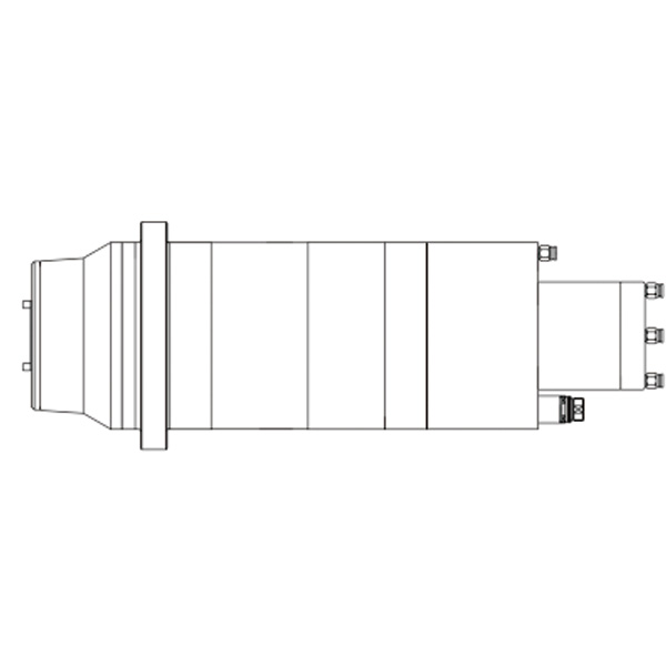 Milling electric spindle