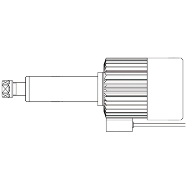 Air-cooled electric spindle