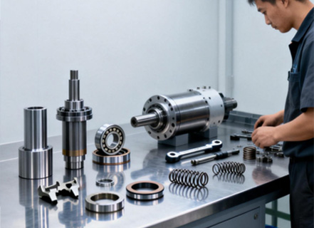 Main shaft maintenance